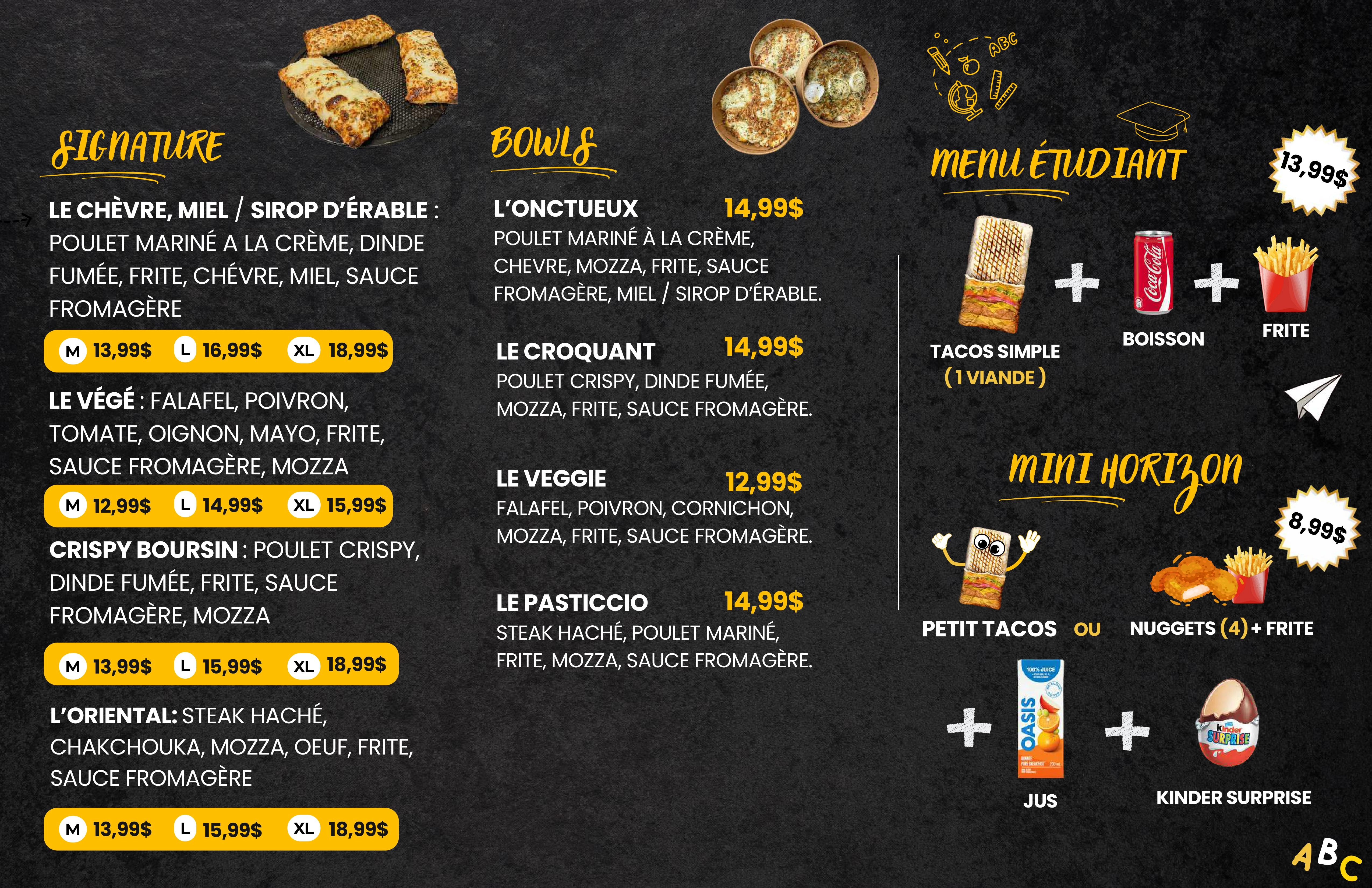 Horizon Tacos menu item 2
